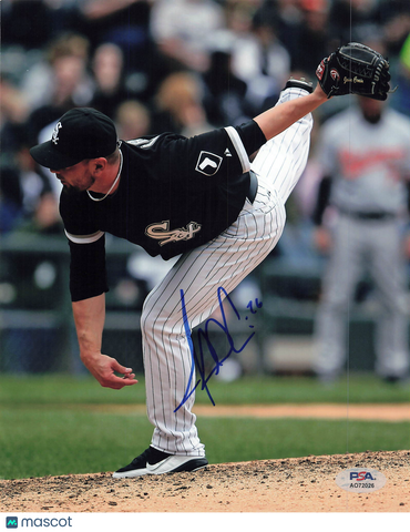 Jesse Crain Chicago White Sox Signed 8x10 Photo PSA