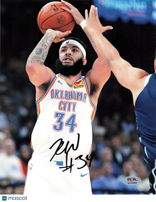 Kenrich Williams Signed 8x10 Photo PSA Oklahoma City Thunder