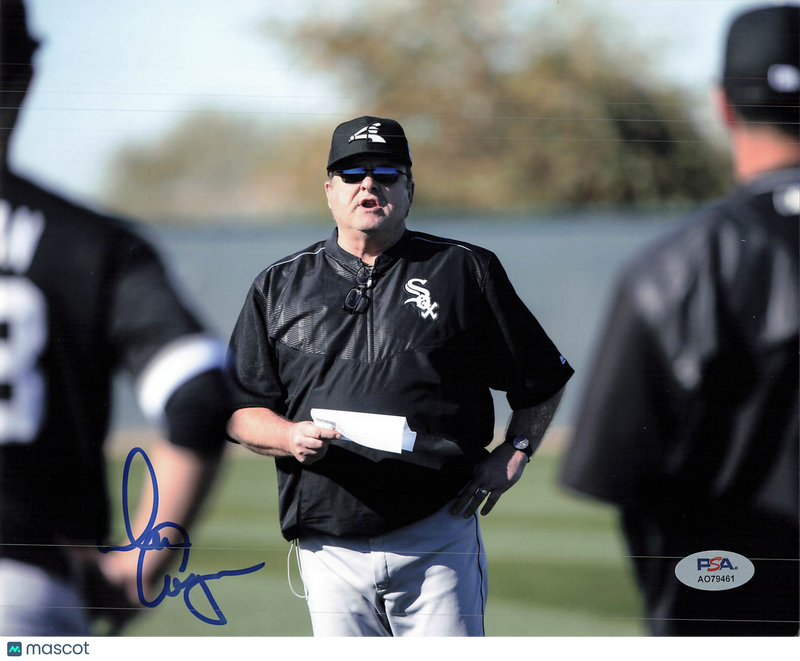 Don Cooper Chicago White Sox Signed 8x10 Photo PSA