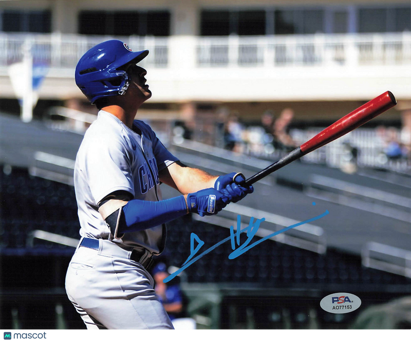 Matt Mervis Chicago Cubs Signed 8x10 Photo PSA