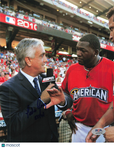 Pedro Gomez ESPN Baseball Reporter Signed 8x10 Photo PSA