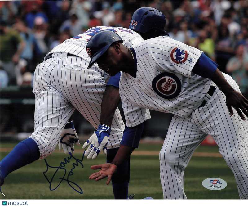 Gary Jones Chicago Cubs Signed 8x10 Photo PSA