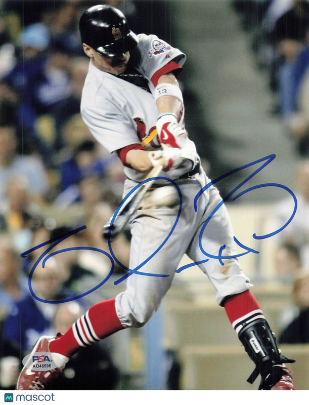 Brendan Ryan St. Louis Cardinals Signed 8x10 Photo PSA