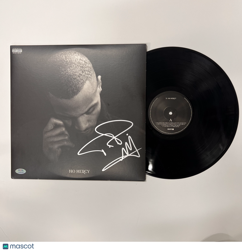 T.I. Signed No Mercy Vinyl Album PSA Autographed