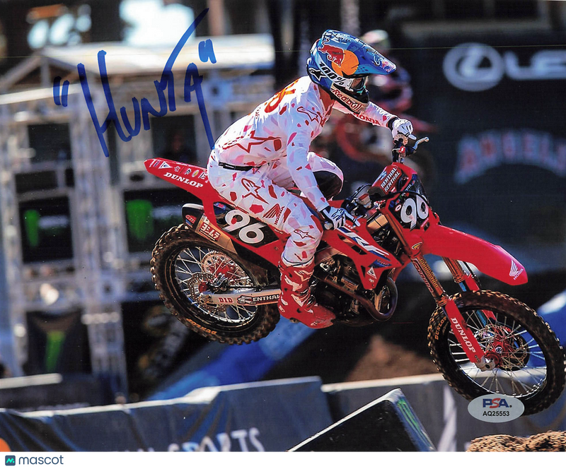 Hunter Lawrence Honda HRC Signed Motocross / Supercross 8x10 Photo
