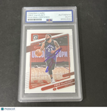 2021-22 Panini Donruss Optic #1 Fred VanVleet signed card PSA Raptors