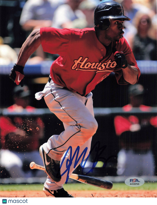 Michael Bourn Houston Astros Signed 8x10 Photo PSA