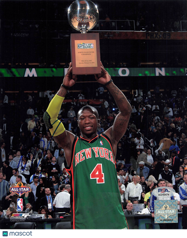 Nate Robinson New York Knicks Signed Basketball 8x10 Photo PSA