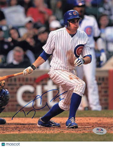 Tony Campana Chicago Cubs Signed 8x10 Photo PSA
