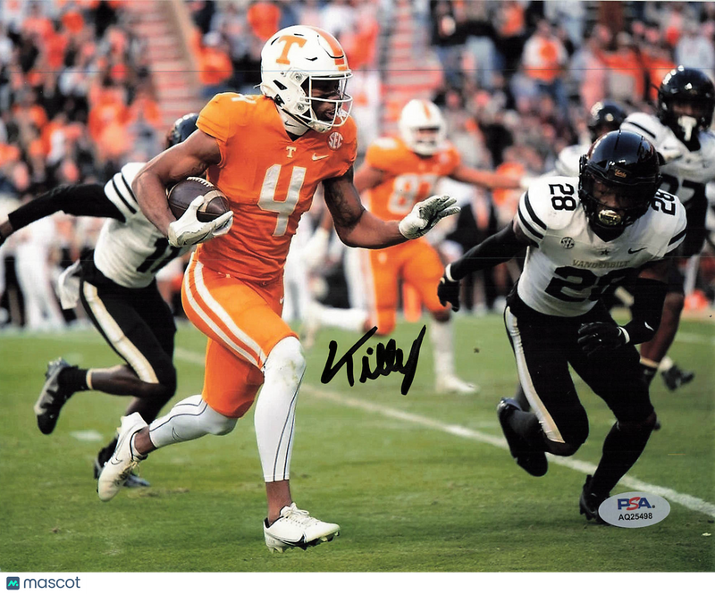 Cedric Tillman Signed Tennessee Volunteers Football 8x10 Photo PSA Autographed