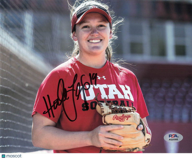 Hannah Flippen Utah Utes Signed 8x10 Photo PSA