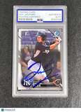 2016 Topps Bowman Chrome Prospect #BCP201 Hoy-Jun Park Signed Card Auto PSA Slab
