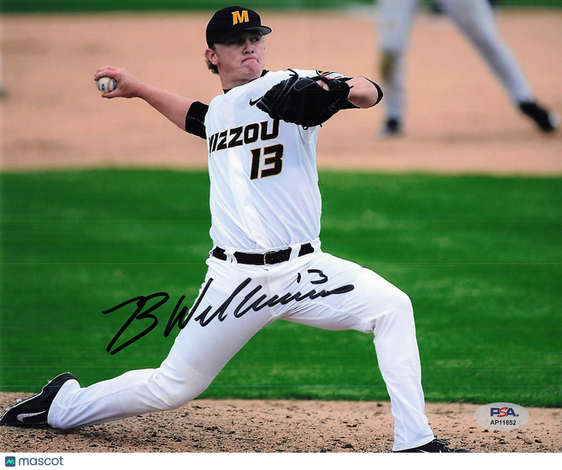 Breckin Williams Missouri Tigers Signed 8x10 Photo PSA