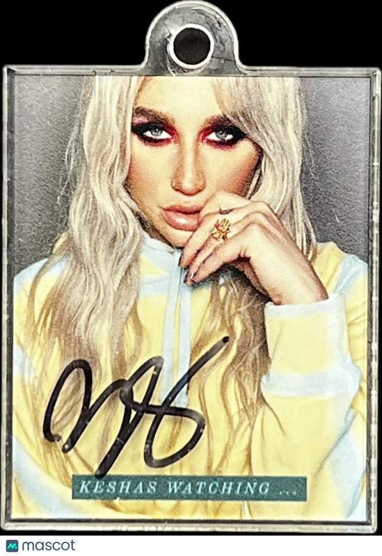 Kesha Signed Photo Insert Keychain PSA Autograped