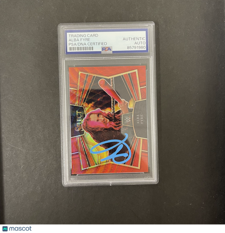 Alba Fyre 2023 Panini Select#18 Signed Card PSA Autographed