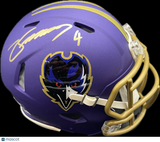 Zay Flowers Signed Mini Helmet BAS Autographed Baltimore Ravens