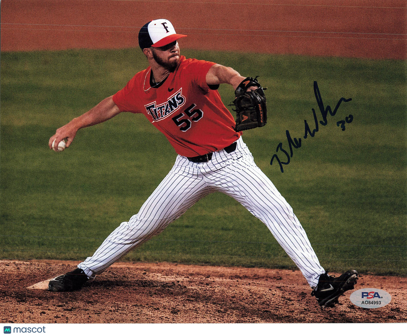 Blake Workman Cal State Fullerton Titans Signed 8x10 Photo PSA