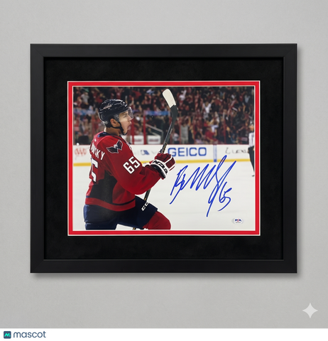 Andre Burakovsky Signed Hockey 11x14 Custom Framed Photo PSA Autographed