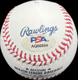 Heath Hembree Signed Baseball MLB PSA