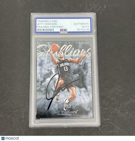 2024 Jett Howard 2023-24 Panini Contenders Basketball#15 Signed Card PSA Autographed