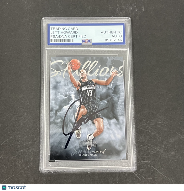 2024 Jett Howard 2023-24 Panini Contenders Basketball#15 Signed Card PSA Autographed