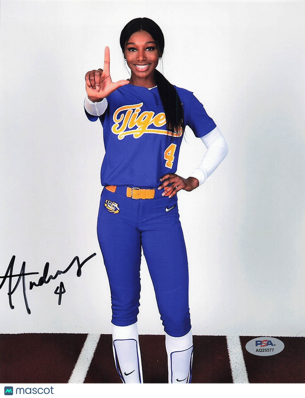 Aliyah Andrews LSU Tigers Signed 8x10 Photo PSA