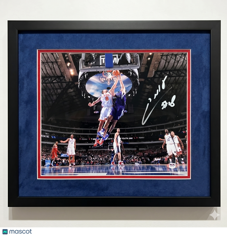 Omri Casspi Sacramento Kings Signed Basketball 11x14 Customed Framed Photo PSA