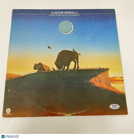 Norton Buffalo Signed Vinyl PSA/DNA Autographed Lovin' In The Valley Of The Moon
