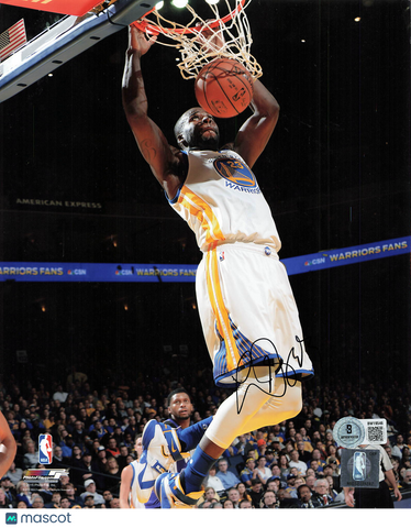 Draymond Green Golden State Warriors Signed Basketball 8x10 Photo PSA