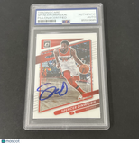 2021-22 Panini Donruss Optic #54 Spencer Dinwiddie signed card PSA