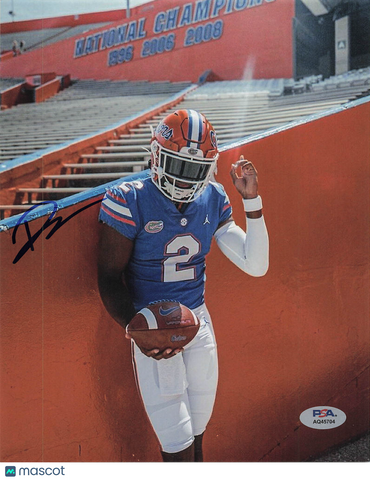 D.J. Lagway Signed Florida Gators Football 8x10 Photo PSA Autographed