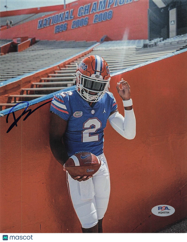 D.J. Lagway Signed Florida Gators Football 8x10 Photo PSA Autographed