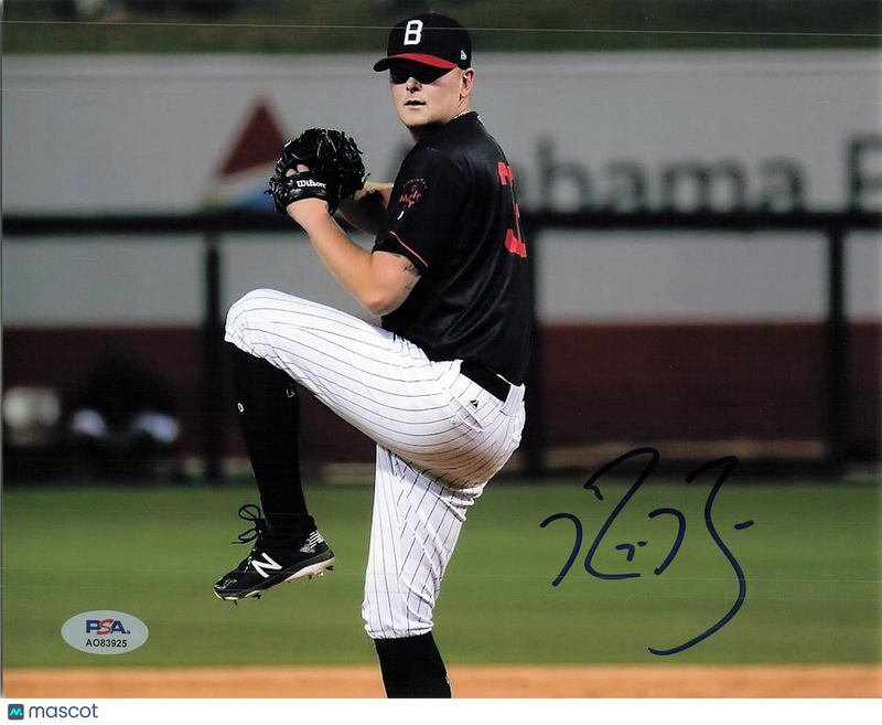 Ryan Burr Birmingham Barons Signed 8x10 Photo PSA