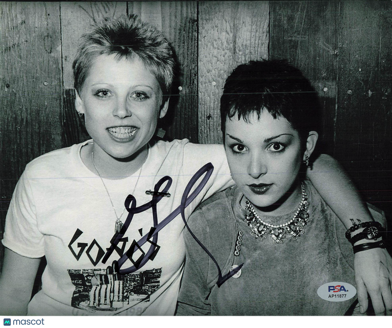 Gina Schock of The Go-Go's Signed 8x10 Photo PSA Autographed