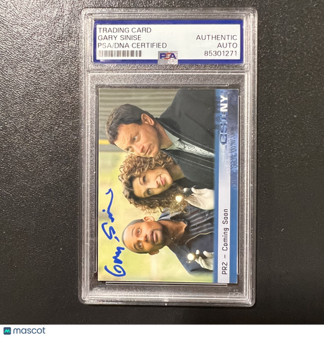 2005 Strictly Ink Hill CSI: NY Series 1 Gary Sinise Signed Card Auto PSA Slabbed