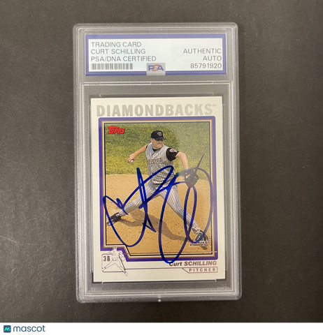 Curt Schilling 2003 Topps #125 Signed Card PSA Autographed