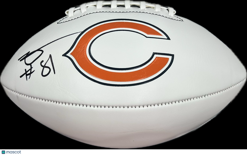 Zavion Thomas Chicago Bears Signed Football PSA Autographed