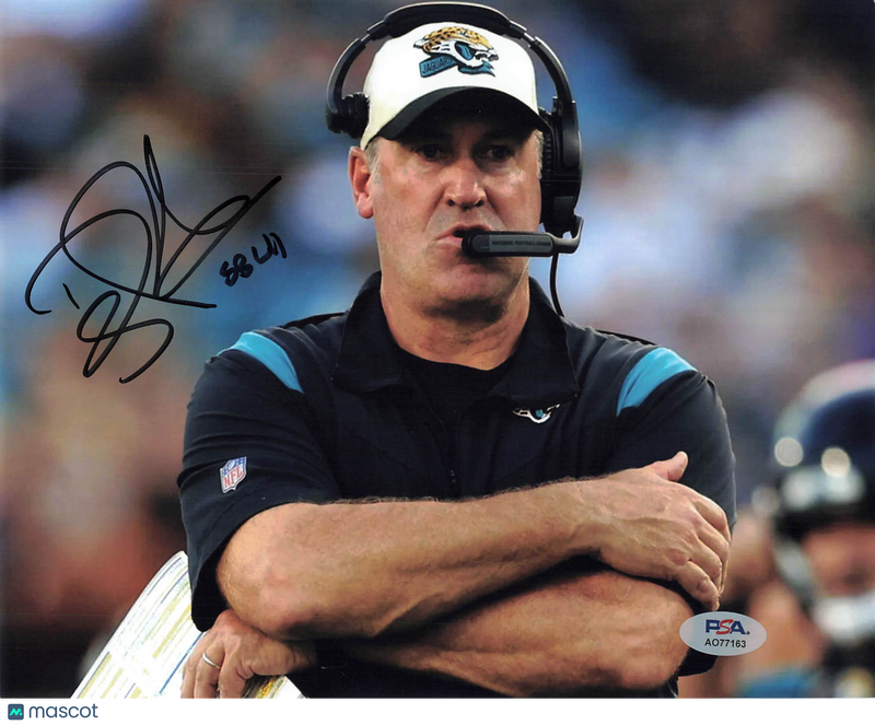 Doug Pederson Signed 8x10 photo PSA Jacksonville Jaguars