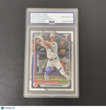2024 Topps Bowman #BP-122 Luke Keaschall Signed Card Auto 10 PSA Slabbed Twins