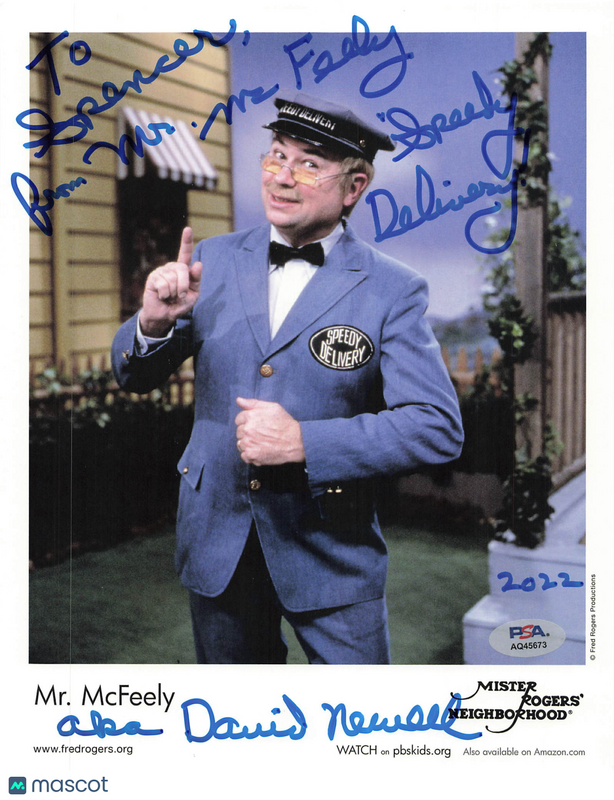 David Newell Signed 8x10 Photo PSA Autographed