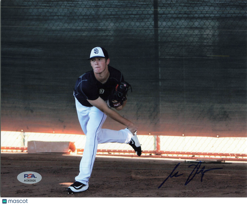 Mason Thompson San Diego Padres Signed 8x10 Photo PSA