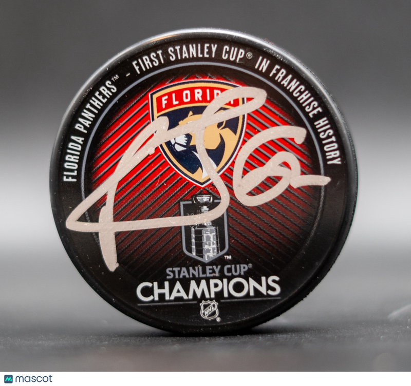 Brandon Montour Signed Hockey Puck JSA Autographed