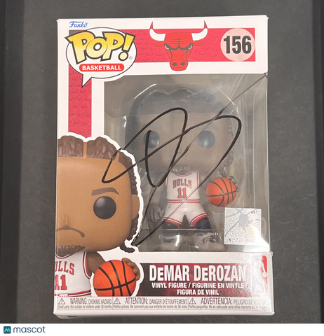 DeMar DeRozan Signed Funko Pop #156 PSA Encapsulated Autographed Chicago Bulls