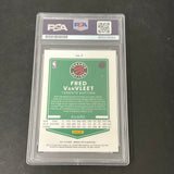 2021-22 Panini Donruss Optic #1 Fred VanVleet signed card PSA Raptors