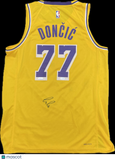 Luka Doncic Signed Jersey PSA Los Angeles Lakers Autographed