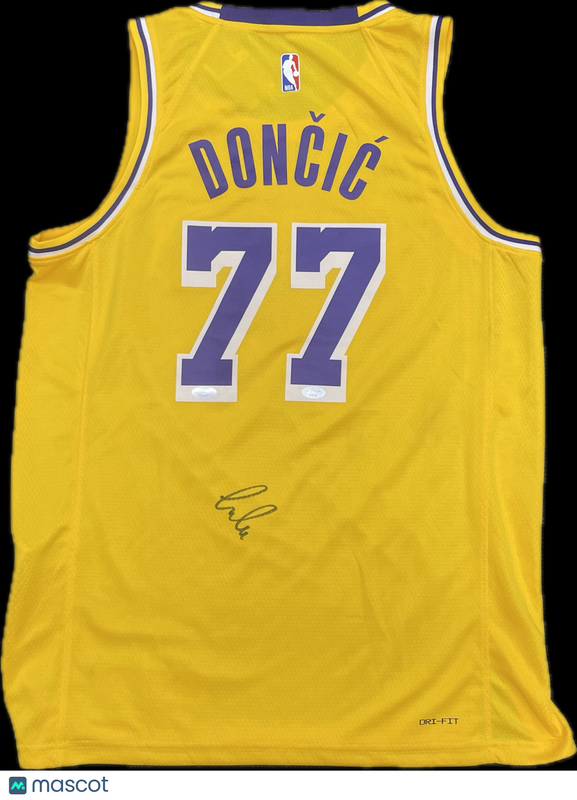 Luka Doncic Signed Jersey PSA Los Angeles Lakers Autographed