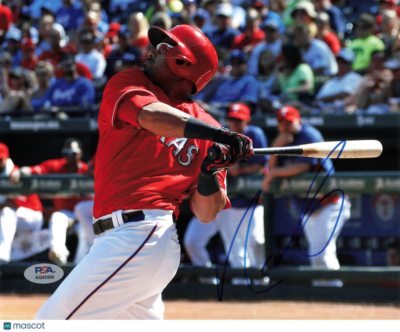 Nelson Cruz Texas Rangers Signed 8x10 Photo PSA