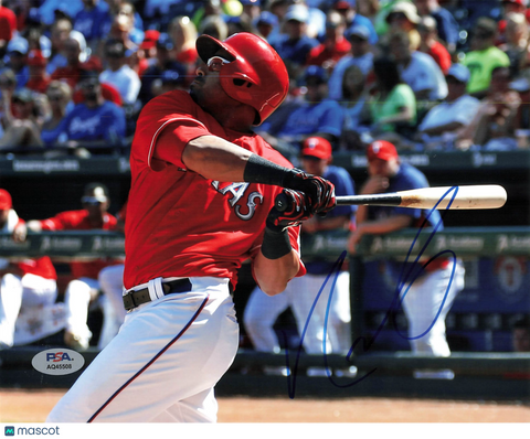 Nelson Cruz Texas Rangers Signed 8x10 Photo PSA