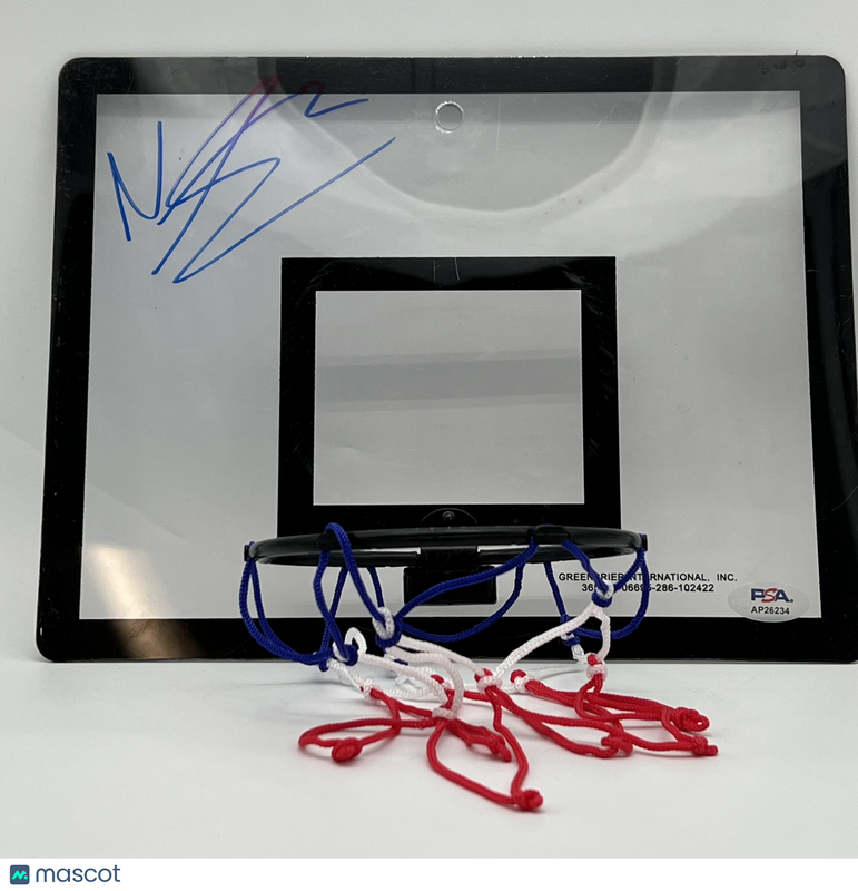Nolan Smith Signed Basketball Mini Hoop PSA Memphis Coach