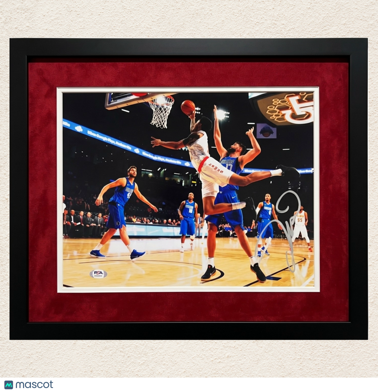 John Collins Atlanta Hawks Signed Basketball 11x14 Custom Framed Photo